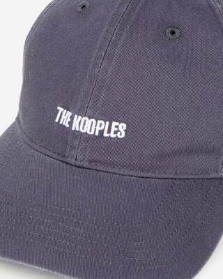 Blue embroidered logo cap