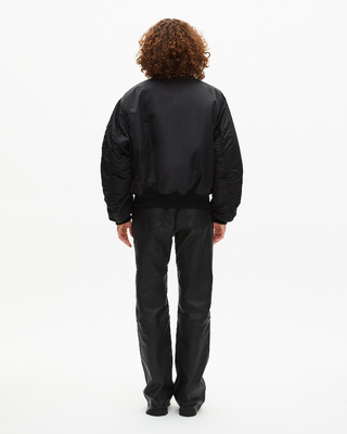 The Kooples x SCHOTT NYC black bomber jacket